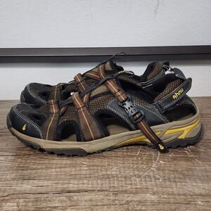 Ahnu Del Rey Men's Outdoor Hiking Sandals Shoes Size 13 Brown